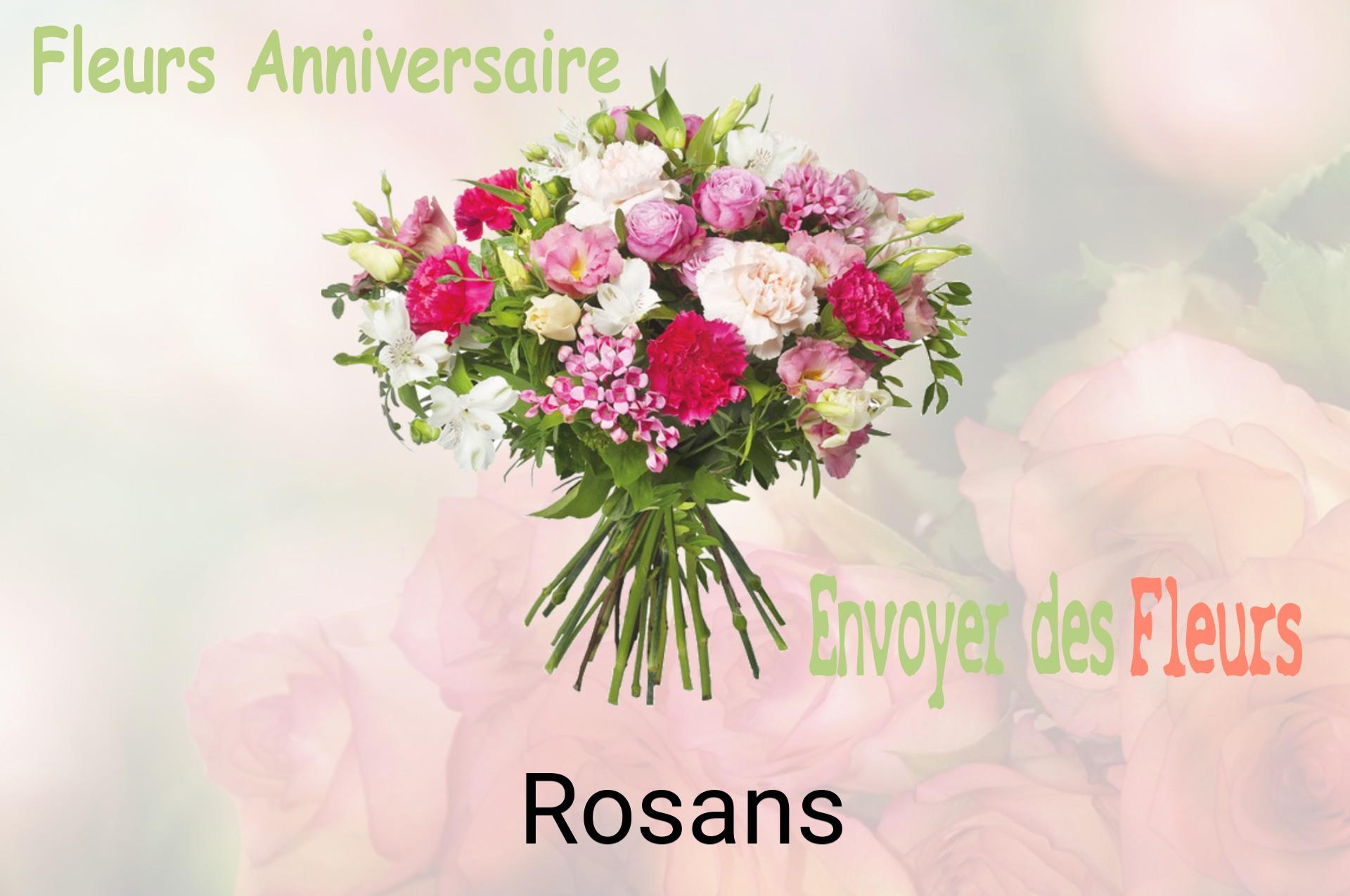 Bouquet de fleurs d’anniversaire livré à Rosans