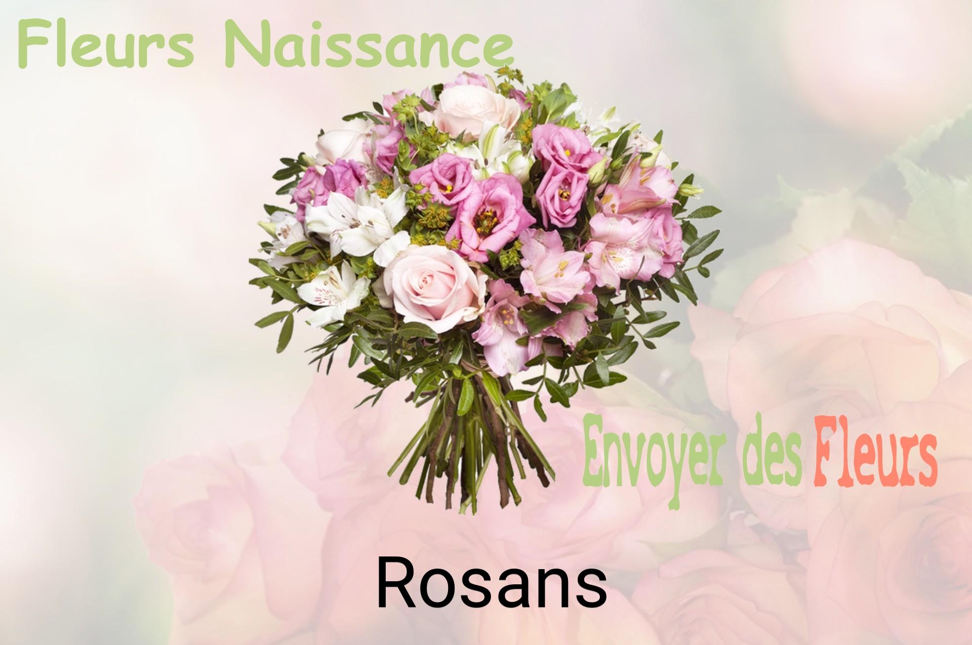 Bouquet de fleurs de naissance livré à Rosans